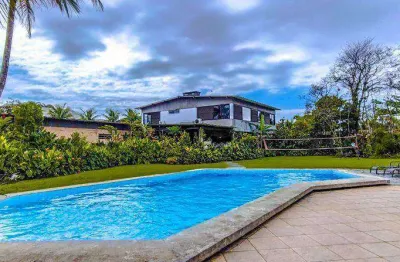 Casa com 5 dormitórios à venda, 518 m² por r$ 2.800.000,00 - praia de pernambuco - guarujá/sp