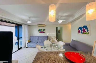 Apartamento com 3 dormitórios para alugar, 101 m² por r$ 10.200,00/mês - riviera de são lourenço - bertioga/sp