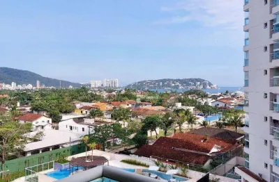 Apartamento com 4 dormitórios à venda, 173 m² por r$ 1.100.000,00 - enseada - guarujá/sp