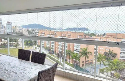 Apartamento com 3 dormitórios à venda, 111 m² por r$ 1.300.000,00 - central park - guarujá/sp