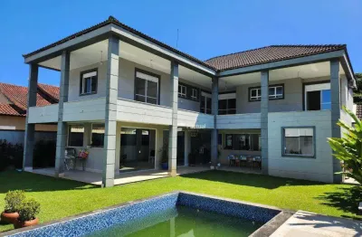 Casa com 5 dormitórios à venda, 480 m² por r$ 2.490.000,00 - pernambuco ii - guarujá/sp