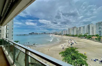 Apartamento com 3 dormitórios à venda, 140 m² por r$ 850.000,00 - pitangueiras - guarujá/sp