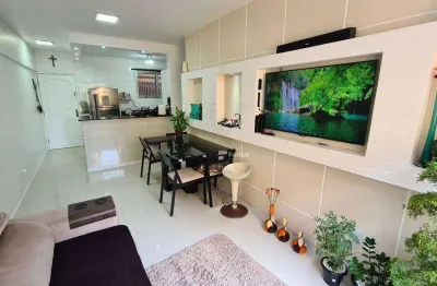 Apartamento com 2 dormitórios à venda, 70 m² por r$ 330.000,00 - enseada - guarujá/sp