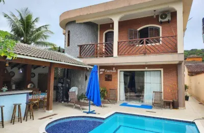 Casa com 4 dormitórios à venda, 319 m² por r$ 1.600.000,00 - albamar - guarujá/sp