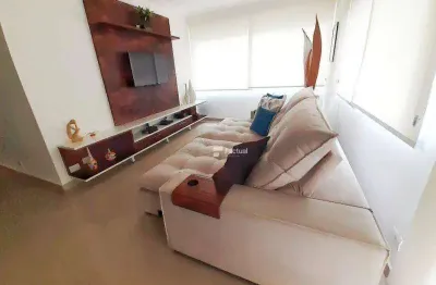 Apartamento com 4 dormitórios à venda, 180 m² por r$ 850.000,00 - pitangueiras - guarujá/sp