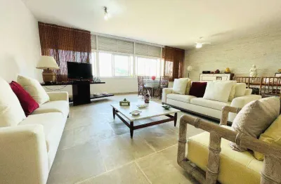 Frente mar, 4 dormitórios à venda, 330 m² por r$ 1.000.000 - pitangueiras - guarujá/sp