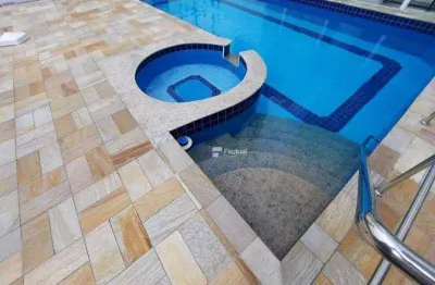 Apartamento com 3 dormitórios à venda, 100 m² por r$ 585.000,00 - pitangueiras - guarujá/sp