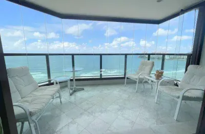 Apartamento com 4 dormitórios à venda, 200 m² por r$ 3.200.000,00 - pitangueiras - guarujá/sp