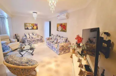 Apartamento com 3 dormitórios à venda, 140 m² por r$ 640.000,00 - pitangueiras - guarujá/sp