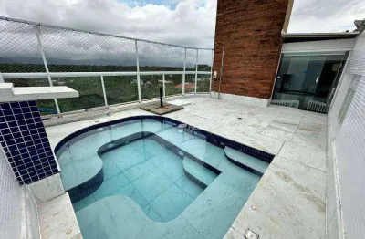 Cobertura com 4 dormitórios à venda, 214 m² por r$ 4.600.000,00 - riviera de são lourenço - bertioga/sp