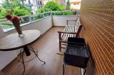 Apartamento com 3 dormitórios à venda, 110 m² por r$ 430.000,00 - enseada - guarujá/sp