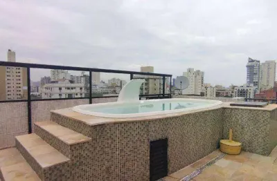 Cobertura com 2 dormitórios à venda, 130 m² por r$ 600.000,00 - enseada - guarujá/sp