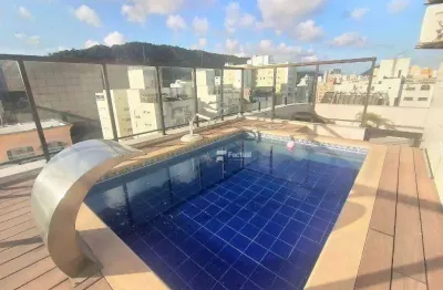 Cobertura com 4 dormitórios à venda, 280 m² por r$ 2.200.000,00 - pitangueiras - guarujá/sp