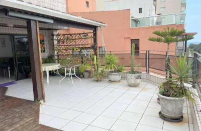Cobertura com 3 dormitórios à venda, 220 m² por r$ 550.000,00 - enseada - guarujá/sp