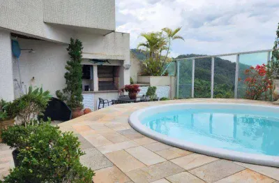 Cobertura com 3 dormitórios à venda, 200 m² por r$ 880.000,00 - astúrias - guarujá/sp