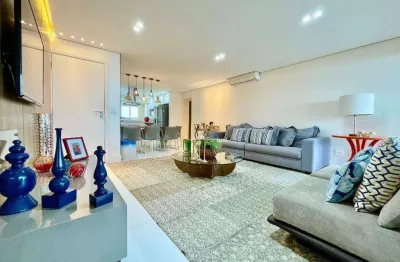 Apartamento com 4 dormitórios à venda, 169 m² por r$ 2.870.000,00 - central park - guarujá/sp