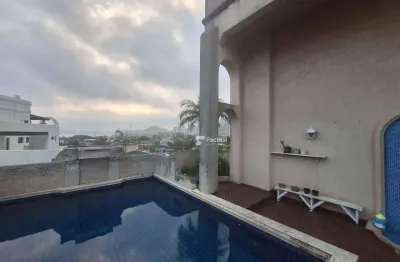 Cobertura com 4 dormitórios à venda, 186 m² por r$ 2.800.000,00 - enseada - guarujá/sp