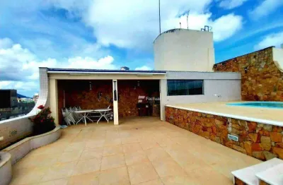 Cobertura com 3 dormitórios à venda, 250 m² por r$ 1.100.000,00 - enseada - guarujá/sp