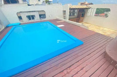 Cobertura com 4 dormitórios à venda, 290 m² por r$ 980.000,00 - enseada - guarujá/sp
