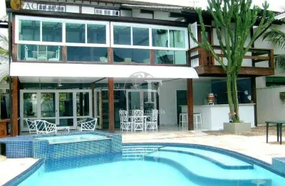 Casa com 4 dormitórios à venda, 395 m² por r$ 2.600.000,00 - acapulco - guarujá/sp