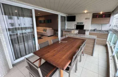 Apartamento com 4 dormitórios à venda, 186 m² - riviera de são lourenço - bertioga/sp