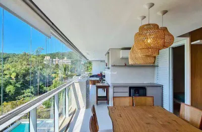 Apartamento com 4 dormitórios à venda, 132 m²- riviera de são lourenço - bertioga/sp