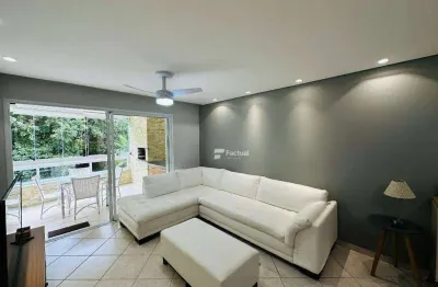 Apartamento com 3 dormitórios para alugar, 94 m² - riviera de são lourenço - bertioga/sp