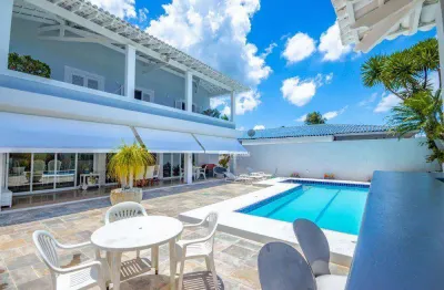 Casa com 5 dormitórios, 422 m² - venda por r$ 3.000.000,00 ou aluguel por r$ 18.000,00 - acapulco - guarujá/sp