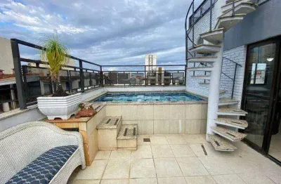 Cobertura com 3 dormitórios à venda, 145 m² por r$ 600.000,00 - enseada - guarujá/sp