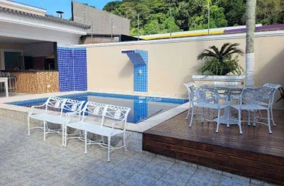 Casa com 5 dormitórios à venda, 220 m² por r$ 1.100.000,00 - praia de pernambuco - guarujá/sp