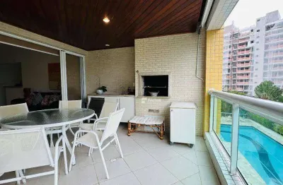 Apartamento com 4 dormitórios à venda, 137 m² por r$ 3.700.000,00 - riviera de são lourenço - bertioga/sp