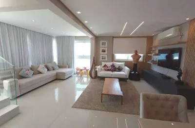 Cobertura com 3 dormitórios à venda, 268 m² por r$ 3.200.000,00 - pitangueiras - guarujá/sp