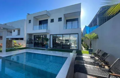 Casa com 5 dormitórios à venda, 474 m² por r$ 6.500.000,00 - acapulco - guarujá/sp