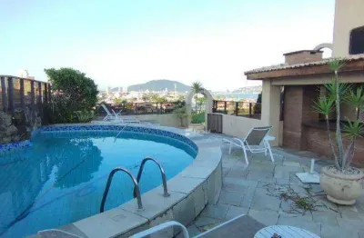 Cobertura com 4 dormitórios à venda, 292 m² por r$ 2.000.000,00 - enseada - guarujá/sp