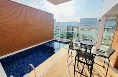 Cobertura com 4 dormitórios à venda, 258 m² - riviera de são lourenço - bertioga/sp