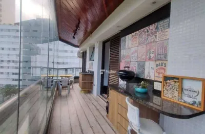 Apartamento com 3 quartos à venda, 210 m² por r$ 1.500.000 - tombo - guarujá/sp