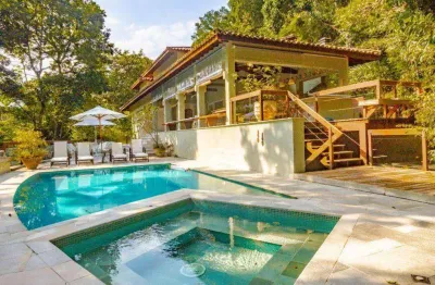 Casa com 6 dormitórios à venda, 506 m² por r$ 20.000.000,00 - iporanga - guarujá/sp