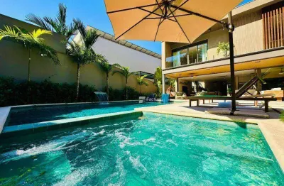 Casa com 5 dormitórios, 420 m² - venda por r$ 9.200.000,00 ou aluguel por r$ 10.000,00/dia - riviera de são lourenço - bertioga/sp