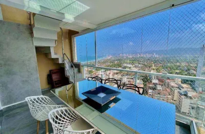 Cobertura com 2 dormitórios à venda, 134 m² por r$ 1.400.000,00 - enseada - guarujá/sp