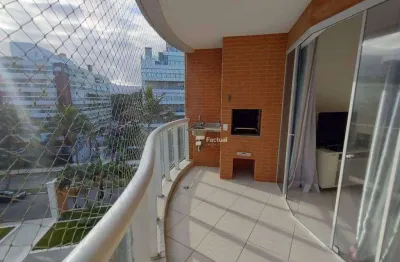 Apartamento com 3 dormitórios para alugar, 82 m² - riviera de são lourenço - bertioga/sp