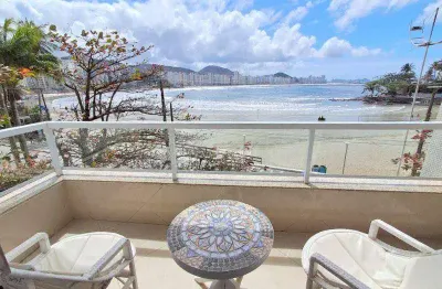 Apartamento com 4 dormitórios à venda, 150 m² por r$ 1.200.000,00 - astúrias - guarujá/sp