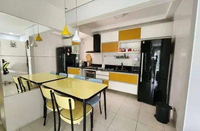 Apartamento com 2 dormitórios à venda, 77 m² por r$ 700.000,00 - pitangueiras - guarujá/sp