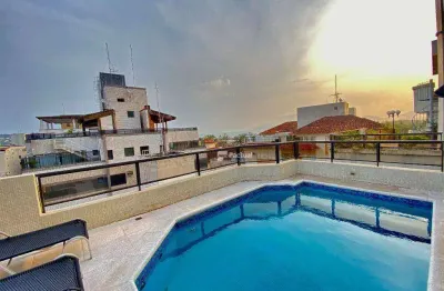 Cobertura com 2 dormitórios à venda, 247 m² por r$ 850.000,00 - enseada - guarujá/sp