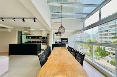 Apartamento com 3 dormitórios para alugar, 113 m² por r$ 3.000,00/dia - riviera de são lourenço - bertioga/sp