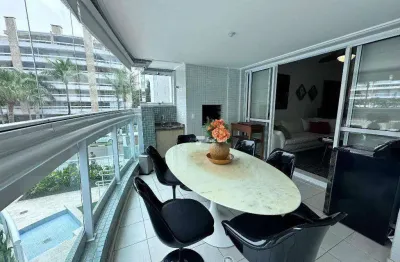 Apartamento com 4 suítes à venda, 141 m² - riviera - módulo 7 - bertioga/sp