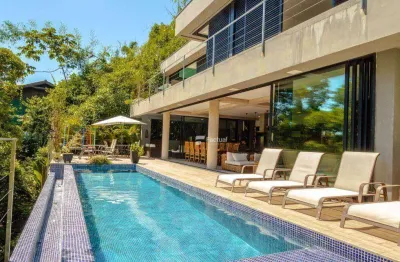 Casa com 7 dormitórios à venda, 663 m² por r$ 9.500.000,00 - são pedro  - guarujá/sp