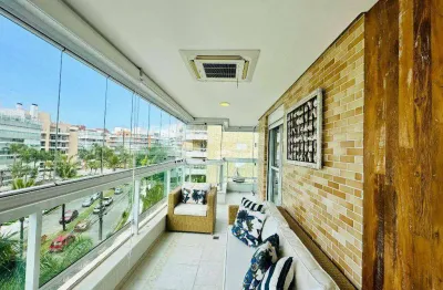 Apartamento com 3 dormitórios para alugar, 113 m² - riviera de são lourenço - bertioga/sp