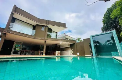 Casa com 6 suítes para alugar, 455 m² - riviera de são lourenço - bertioga/sp