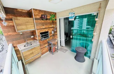 Apartamento com 2 dormitórios à venda, 80 m² por r$ 790.000,00 - pitangueiras - guarujá/sp