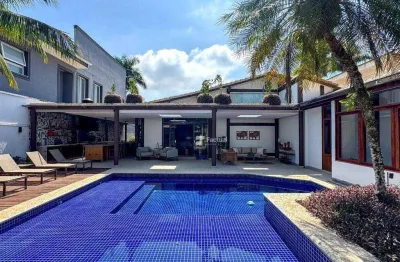 Casa com 6 dormitórios à venda, 718 m² por r$ 7.000.000,00 - acapulco - guarujá/sp
